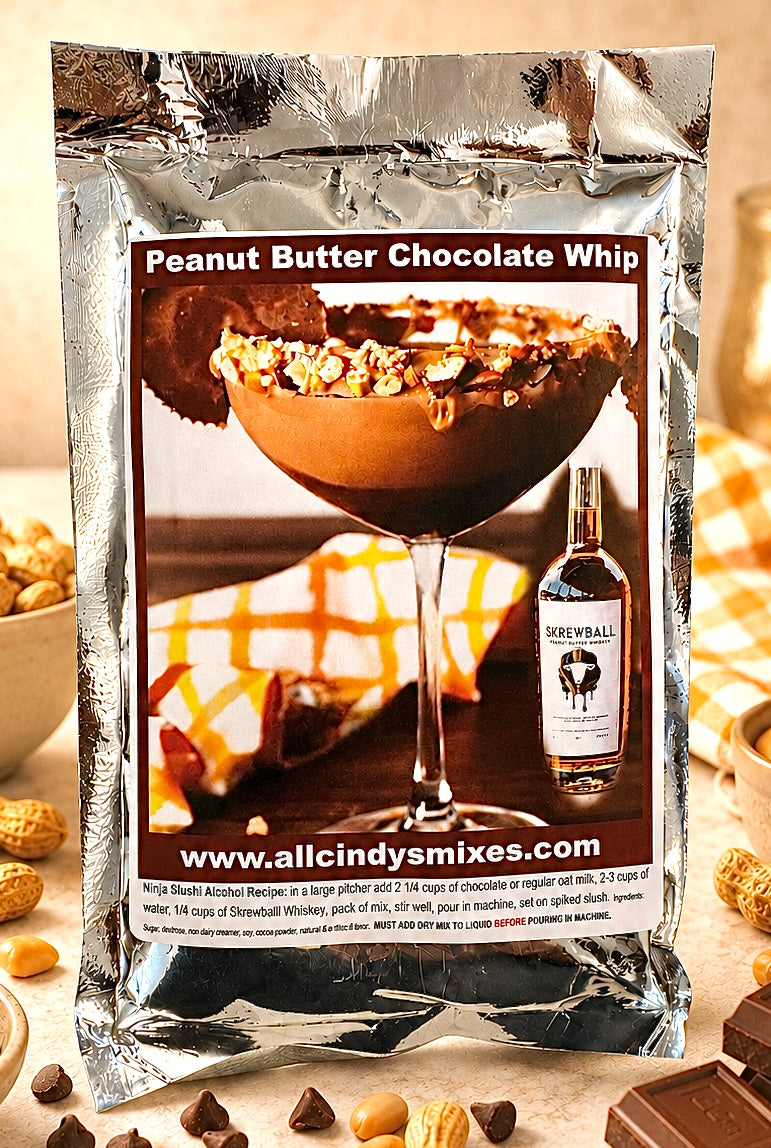 Peanut Butter Chocolate Whip. "Ninja Slushi"