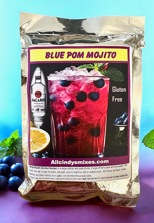 Blue Pom Mojito "Ninja Slushi Recipe"