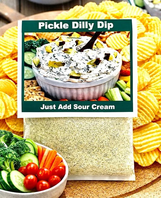 Pickle Dilly Dip. "Just add sour cream"